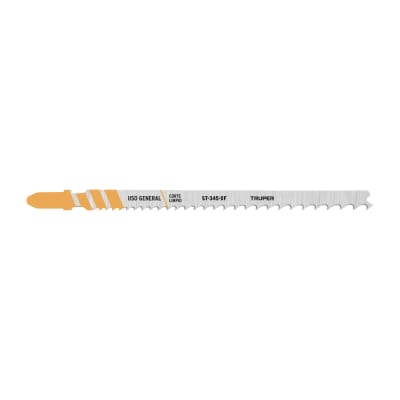 Blíster 5 seguetas t, 5-10 dpp bim, corte recto uso general Truper