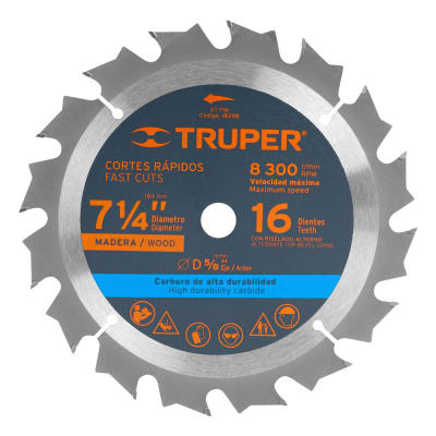 Disco para sierra circular 7 ¼