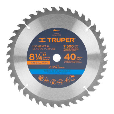 Disco para sierra circular 8 ¼