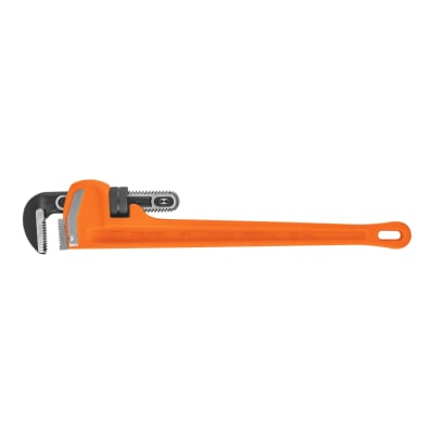 Llave stilson 24'' cuerpo robusto de hierro dúctil. truper
