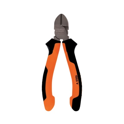 T202-5X Pinza corte diagonal 5´´ alta palanca, Comfort Grip, Expert Truper