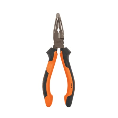 Alicate de punta curva 6'' mango comfort grip Truper expert