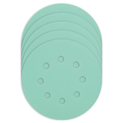 Set de Lijas P40/P80/P120/P180 125mm 5'' 50pcs Total1