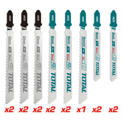 Set de Cuchillas para Caladora 15pcs Total1