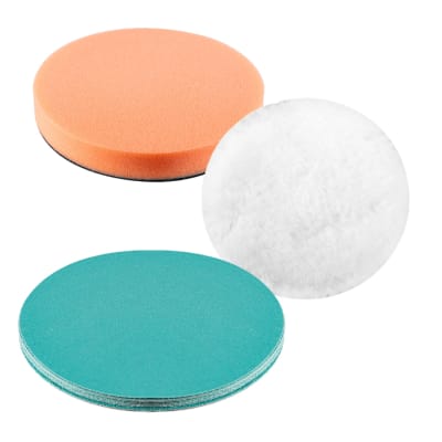 Set de Discos de Pulido Algodón + Espuma 180mm 7'' Total1