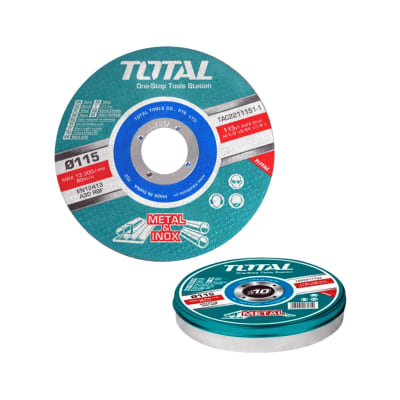 DISCO CORTE METAL ACERO 4 1/2'' X10 unidades Total