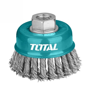 Cepillo de Copa Trenzado 100mm 4'' Total1