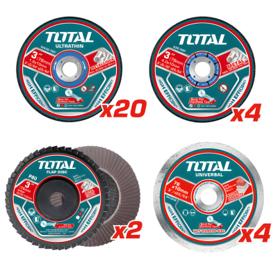 Set de Discos de Corte y Abrasivos 30pcs Total1