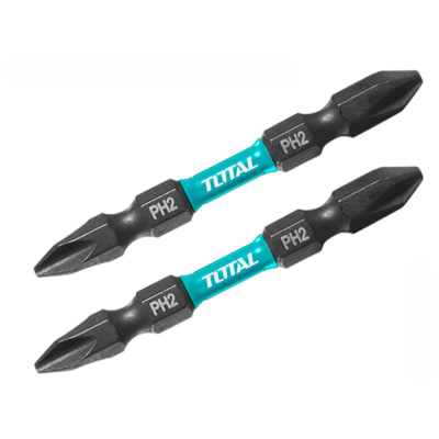 Set de Puntas de Impacto 65mm PH2 2pcs Total1