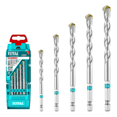 Set de Broca para Cemento/Concreto 5pcs Total1
