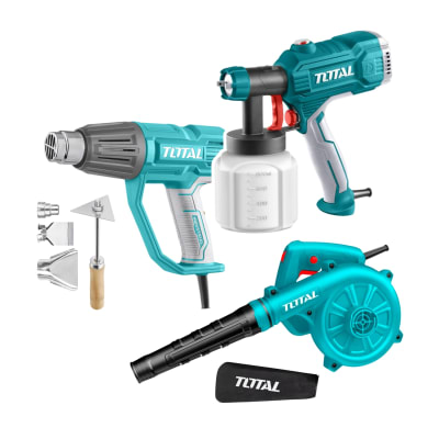 Combo Pistola de Calor 2000w + Pistola de Pintar 450w + Sopladora 650w Total