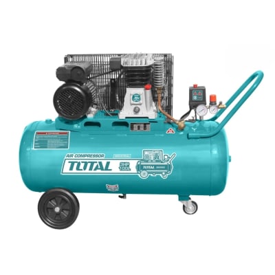 Compresora de aire con faja 100 litros 3 HP Total