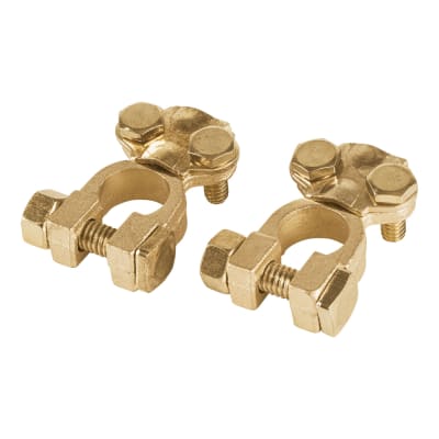 Blíster 2 bornes de latón poste superior para batería Pretul1