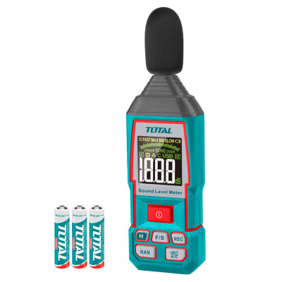 Detector de Sonido Sonómetro Digital 30-130db Total1