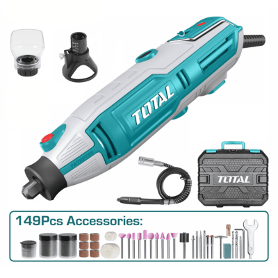 Mini grinder rectificador 200w + 149 accesorios Total
