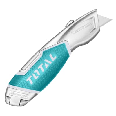Cutter navaja retractil 19x61mm pesado Total