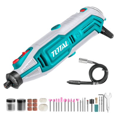 Mini grinder rectificador 130w + 110 accesorios Total1