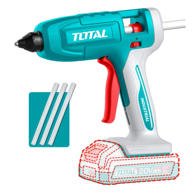 Pistola de silicona 20v no incluye batería ni cargador Total1