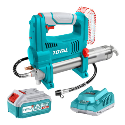 Engrasadora Inalámbrica 10000psi 20v + 1 Batería 4amp y Cargador 20v Total