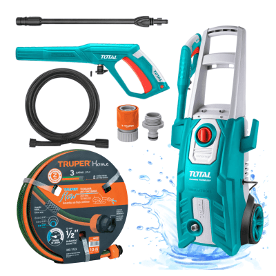 Hidrolavadora 1800w Total + Manguera y conectores1
