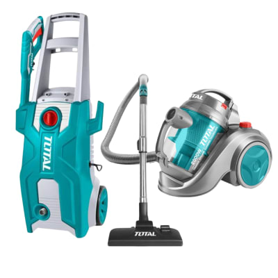 Hidrolavadora 2000w + Aspiradora 2000w industrial Total1