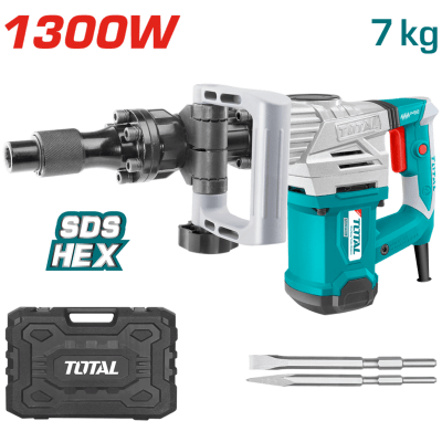 Martillo demoledor hexagonal 1300w 20 Joules Total1