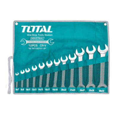 Set de Llaves Abiertas 6-32mm 12pcs Total1