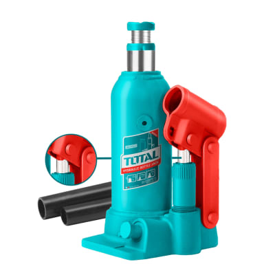Gata Hidraulica tipo Botella 10 Toneladas Piston Niquelado Total1
