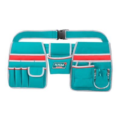 Cinturón Portaherramientas de 12 Bolsillos Total