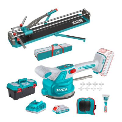 Cortador de Mayolica 60cm Pesada + Ventosa Vibradora 50kg 20v Total1