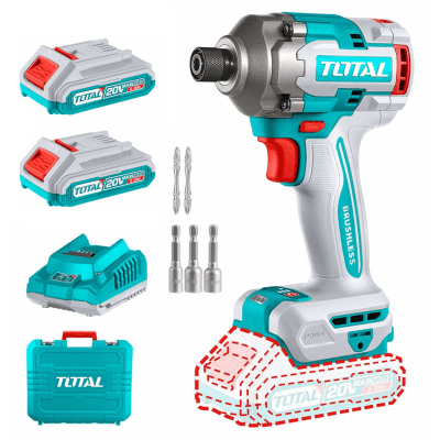 Atornillador de impacto 285nm 20v Total