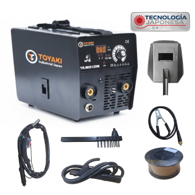Soldadora inverter MIG FLUX 120A Toyaki