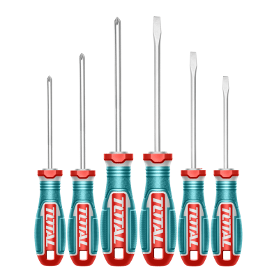 Juego de destornilladores 6 piezas Total