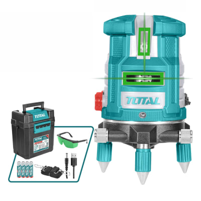 Nivel Laser Verde 5 Lineas 0-30m Total