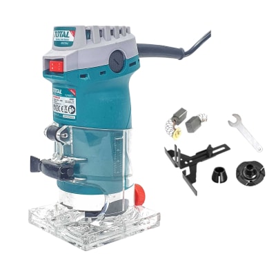 Ruteadora canteadora fresadora 6mm 500w Total1
