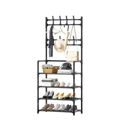Estante Multiusos Metalico Negro1