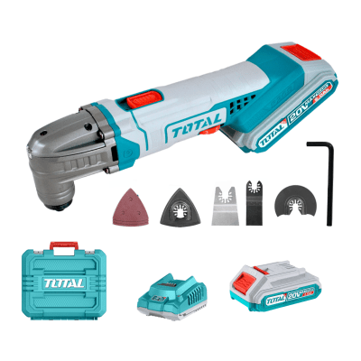 Herramienta multifuncion 20v incluye bateria 2ah y cargador Total