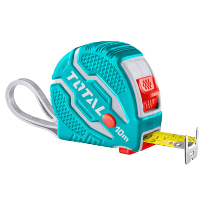 Cinta Metrica/Wincha 3 botones Mango Ergonomico 10Mx25mm Total1