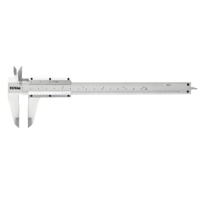 Calibrador Manual (Vernier) 150mm 6'' con estuche Total1