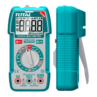 Multimetro Digital 600V AC/DC 4000 conteos Total1
