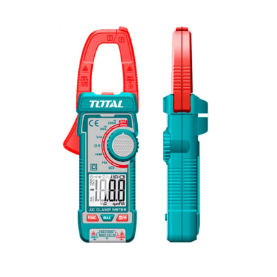 Pinza amperimétrica ac/dc 400a Total1