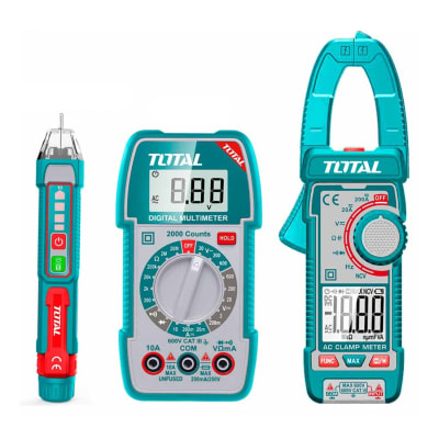 Kit de 3 herramientas para electricista Total