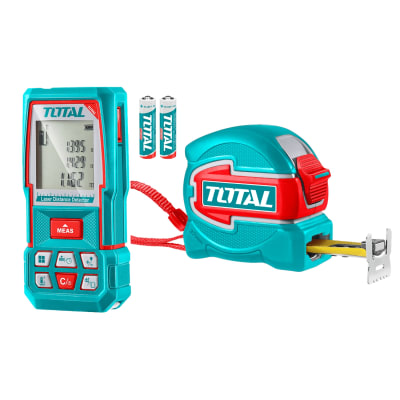 Combo 2 en 1 Cinta 5m + Medidor Laser 100m Total1