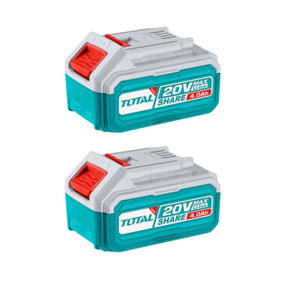 Pack de 2 baterías 4ah industrial Total