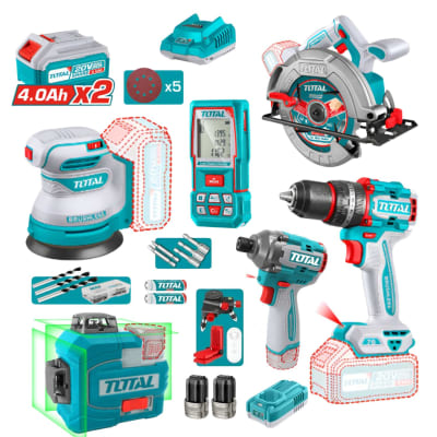 Combo carpintero 6 en 1 industrial Total