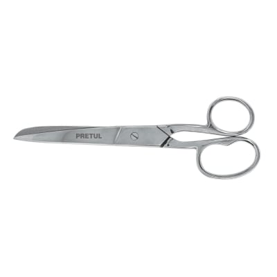 Tijera 7´´ ojo grande acero inoxidable para costura, Pretul
