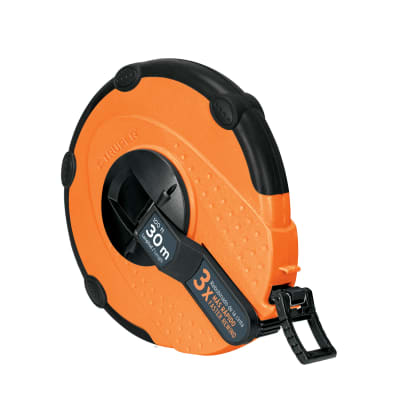 Wincha de fibra de vidrio Carcasa Plastica 30 Metros Truper