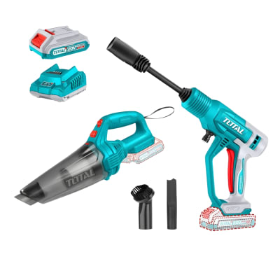 Hidrolavadora Inalámbrica 20V + Aspiradora 0.5lt Total1