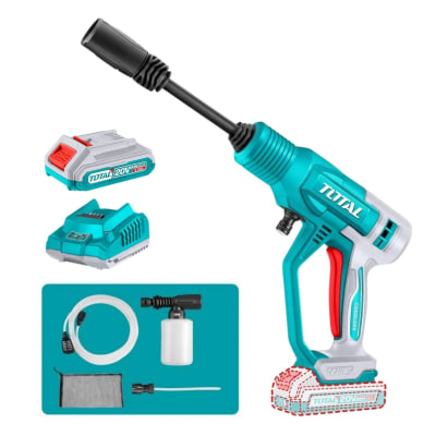 Hidrolavadora inalámbrica incluye batería y cargador Total1