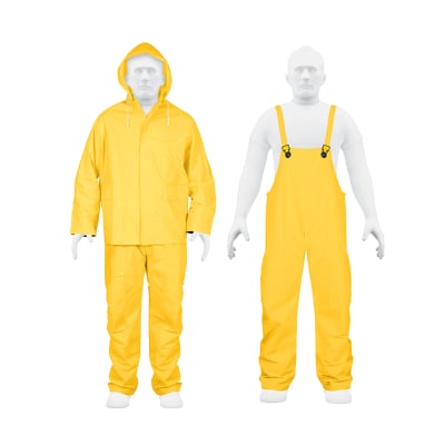 Conjunto impermeable doble capa, talla L, Truper